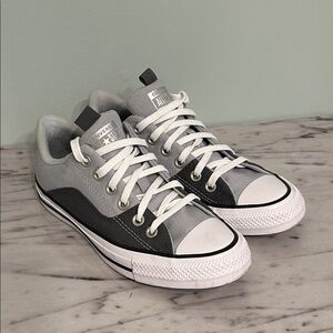 Converse CTAS Two-Tone Gray and Dark Grey Sneakers